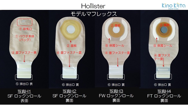 ホリスター面板の吸水写真